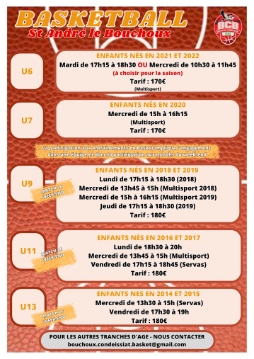 Viens essayer le Basket !